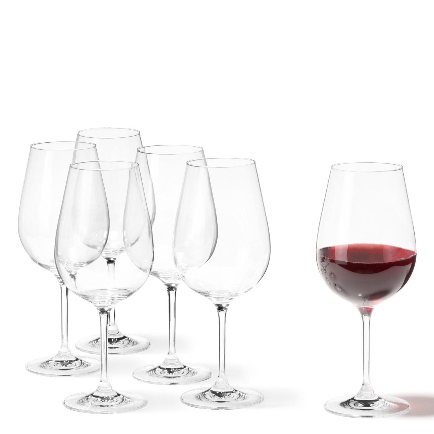 Leonardo TIVOLI Red Wine Glass Durable Teqton Glass Large 700ml - Set of 6