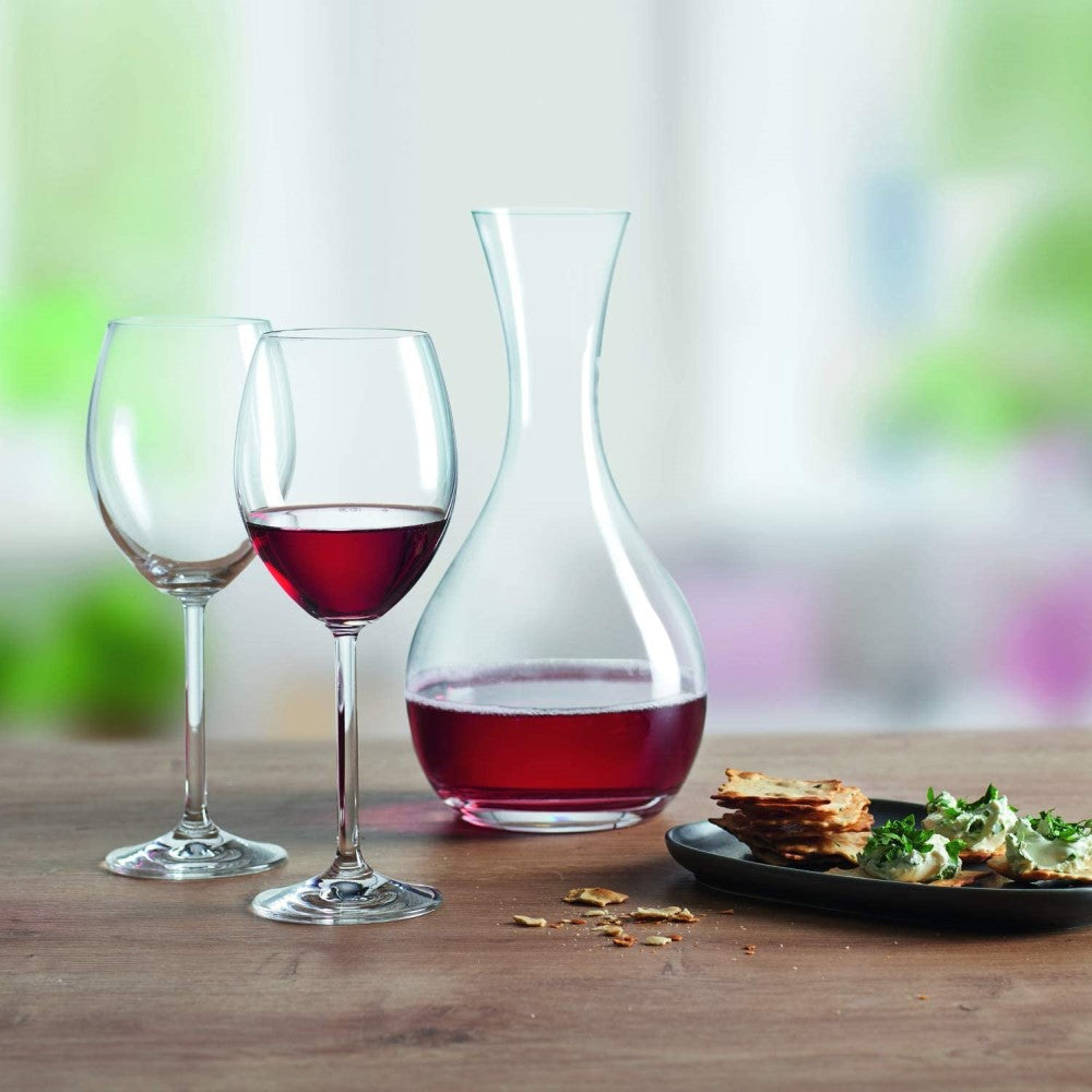 Montana Carafe & Red Wine Glasses Set 1.2L Decanter Jug & 2x 390ml Glasses