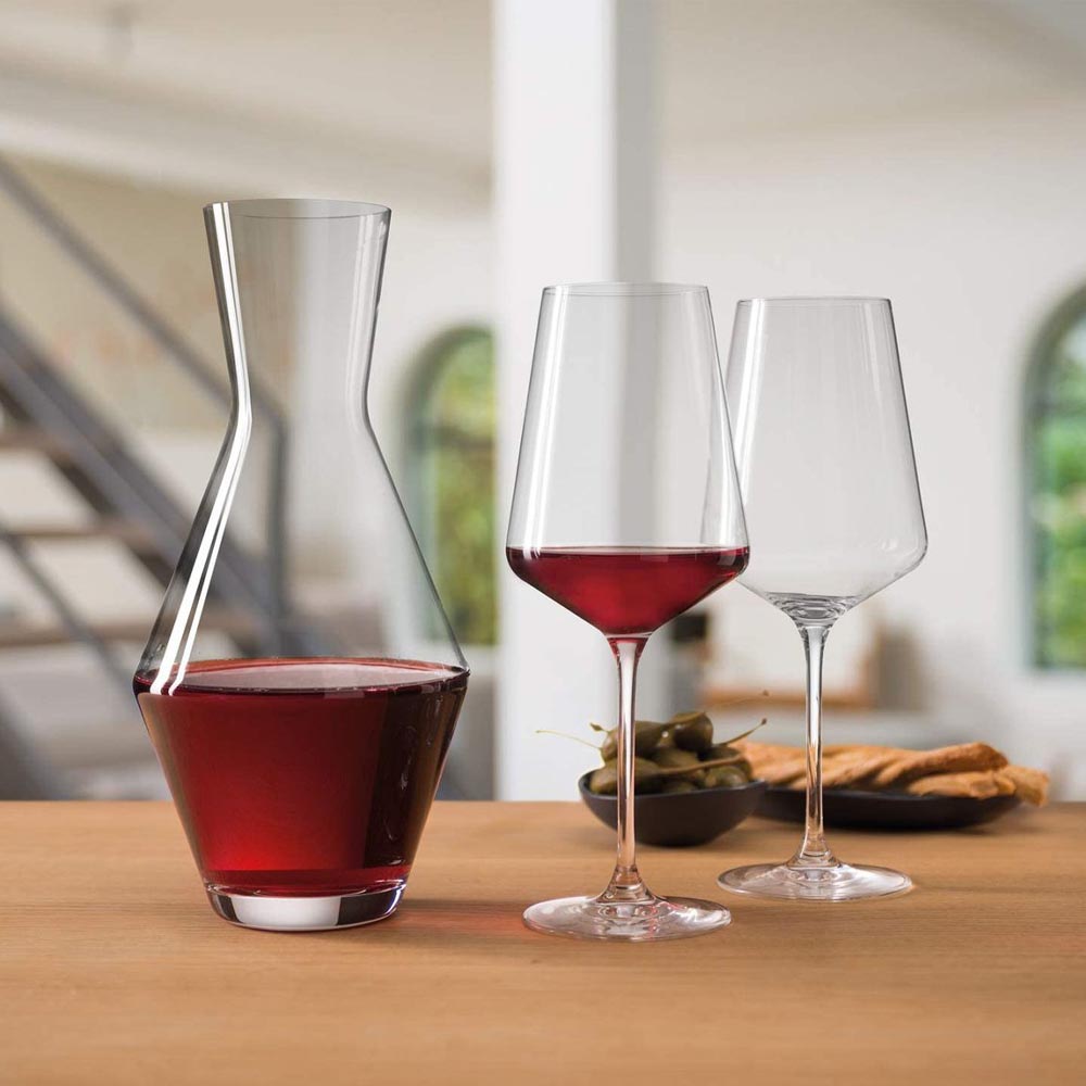 Leonardo Wine Glasses And Carafe Set Puccini Teqton Glass - 3 Pieces