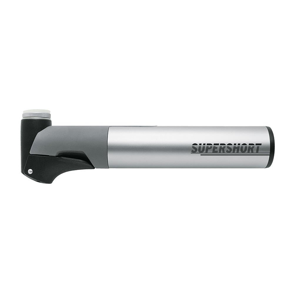 SKS Bicycle Pump: Telescopic or T-Grip Functions with Reversible Valve Head SUPERSHORT