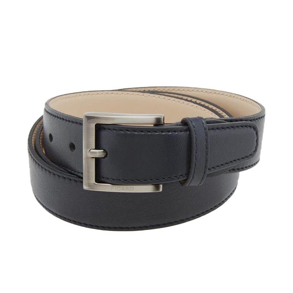 Picard 4447 Genuine Leather Belt 123cm - Black