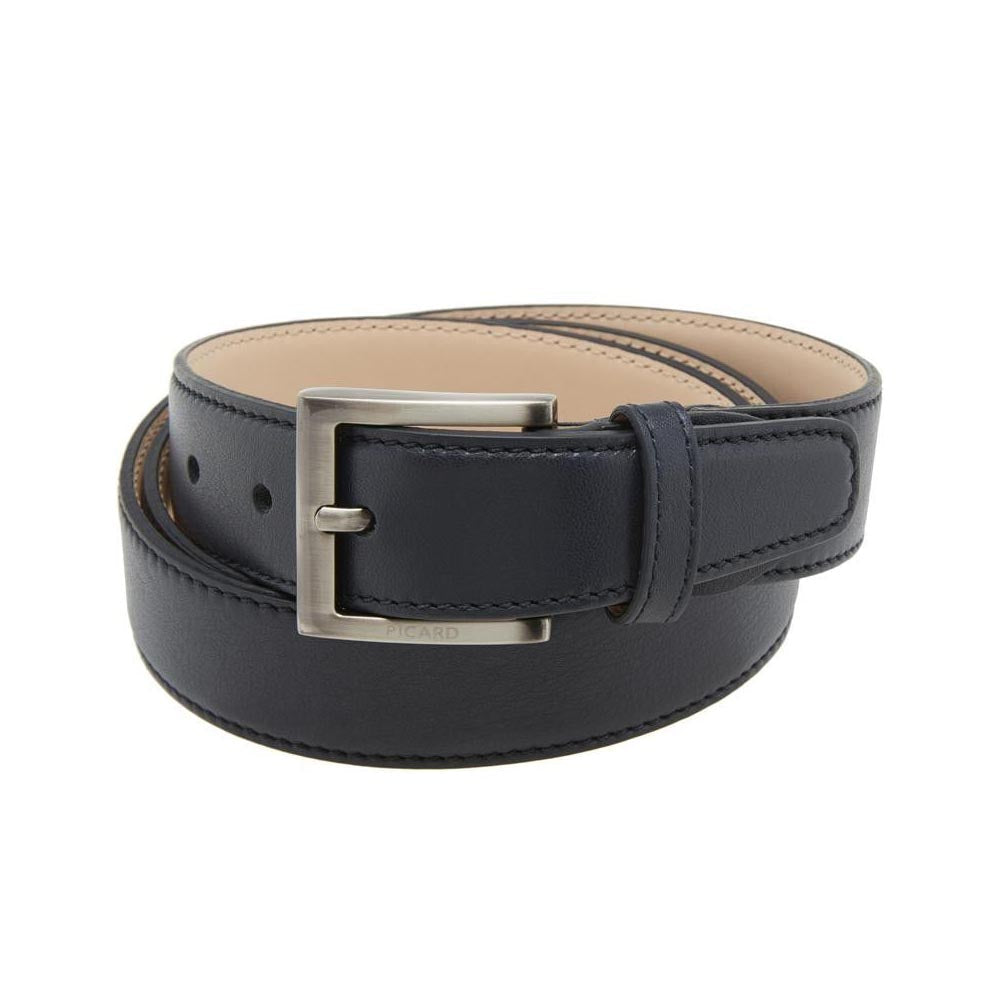 Picard 4447 Leather Belt - Ocean Blue