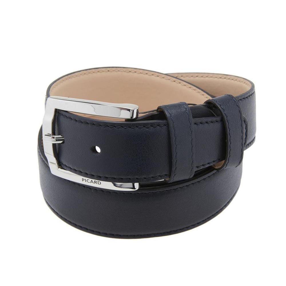 Picard 5944 Leather Belt - Ocean Blue