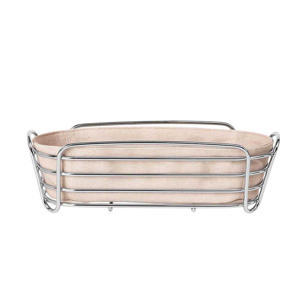 Blomus Bread Basket Square Long - Rose Dust