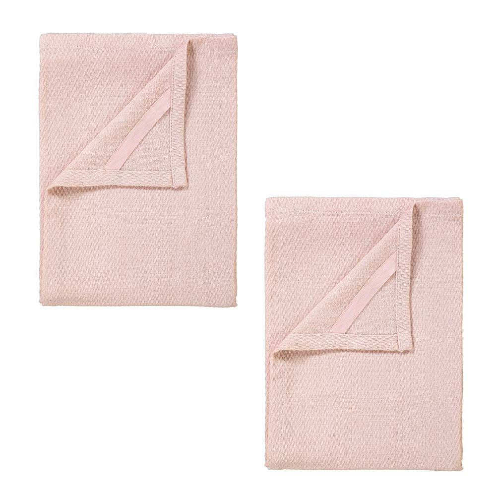 Blomus QUAD Set of 2 Tea Towels - Rose Dust