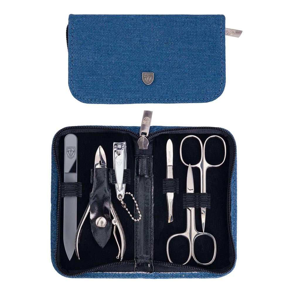 Demo - Kellermann 3 Swords Manicure Set - Denim