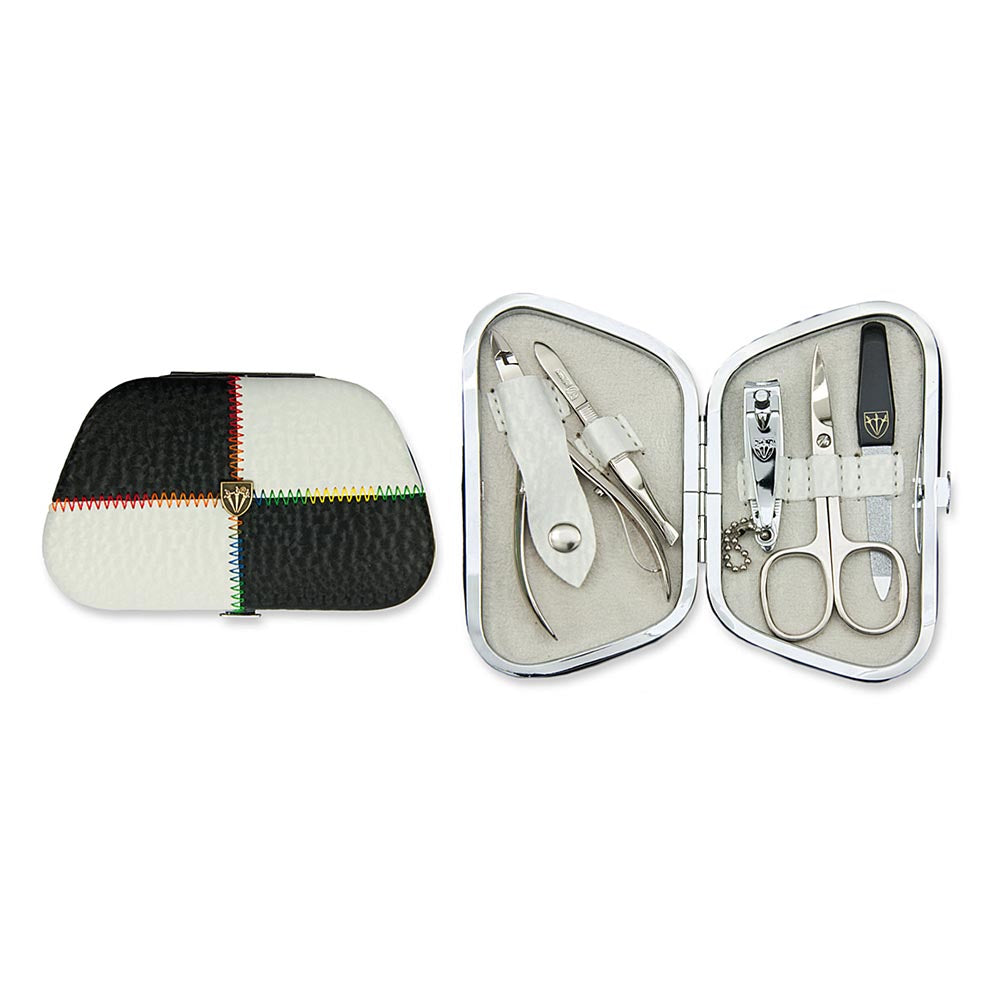 Kellermann 3 Swords Manicure Set 7844 P N Black & White Fashion Material