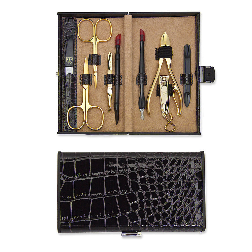 Kellermann 3 Swords Manicure Set 9264 P G Coco Brown