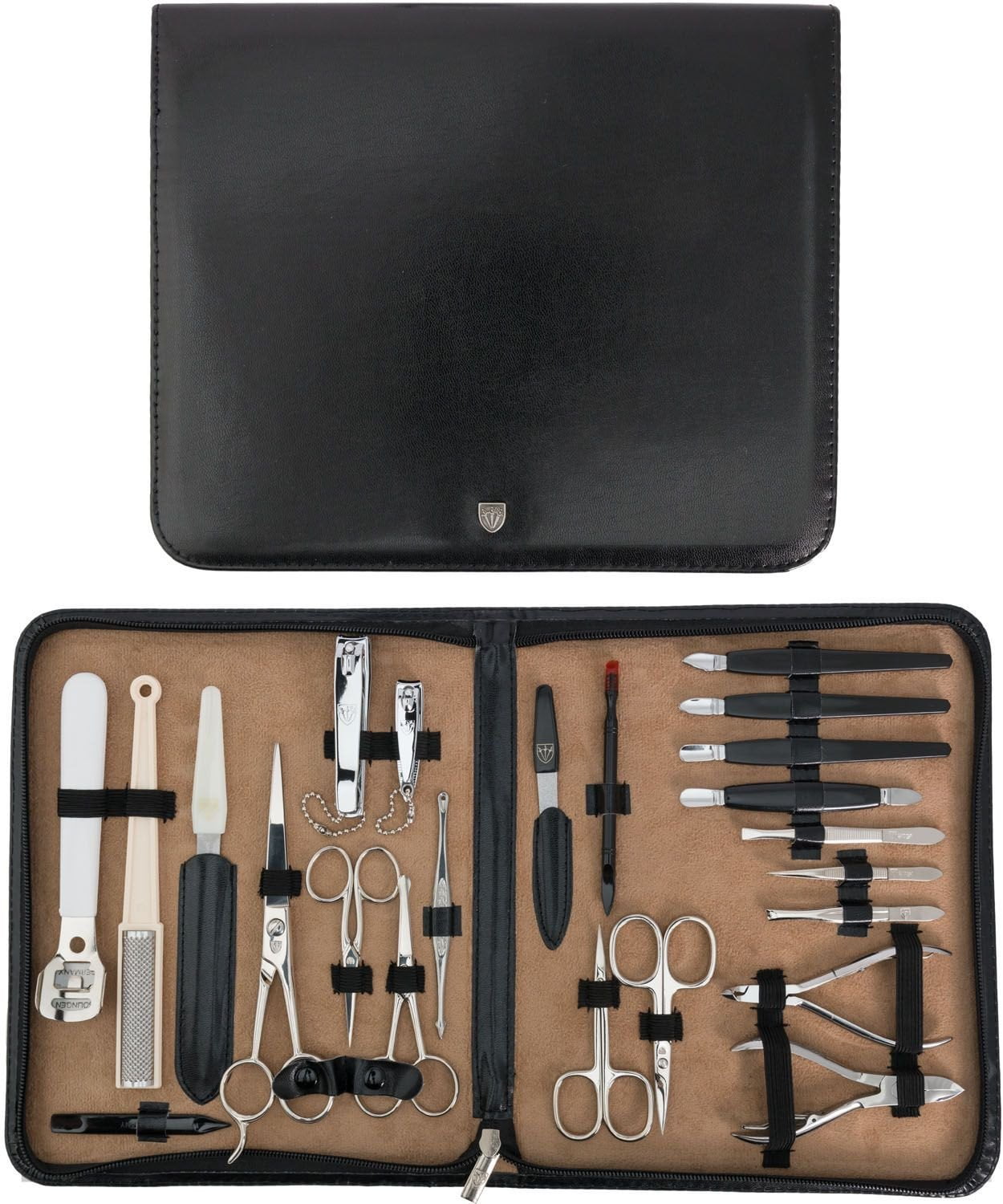 Kellermann Manicure Set Black Artificial Leather