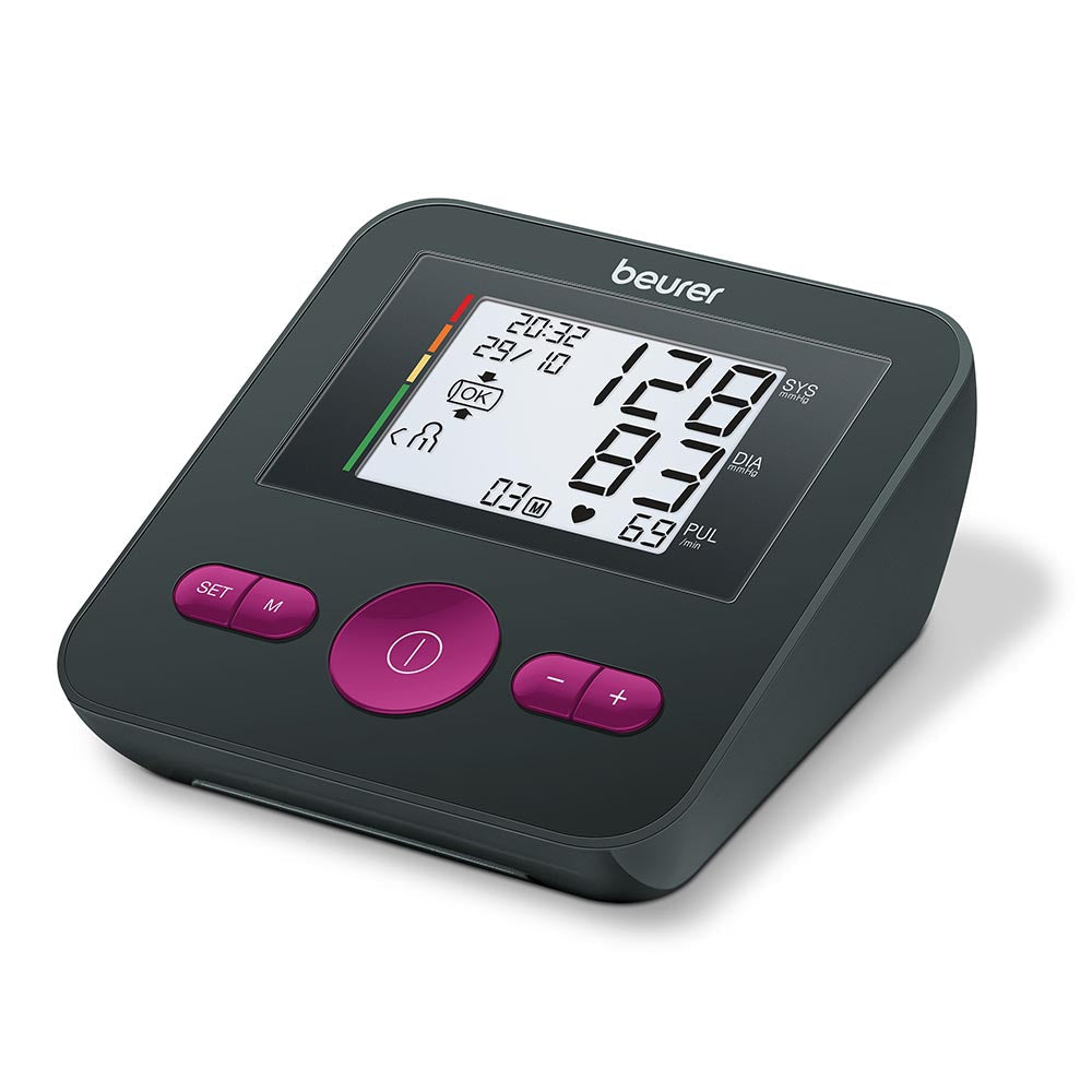 Demo - Beurer BM 27 Blood Pressure Monitor - Limited Edition Black & Purple