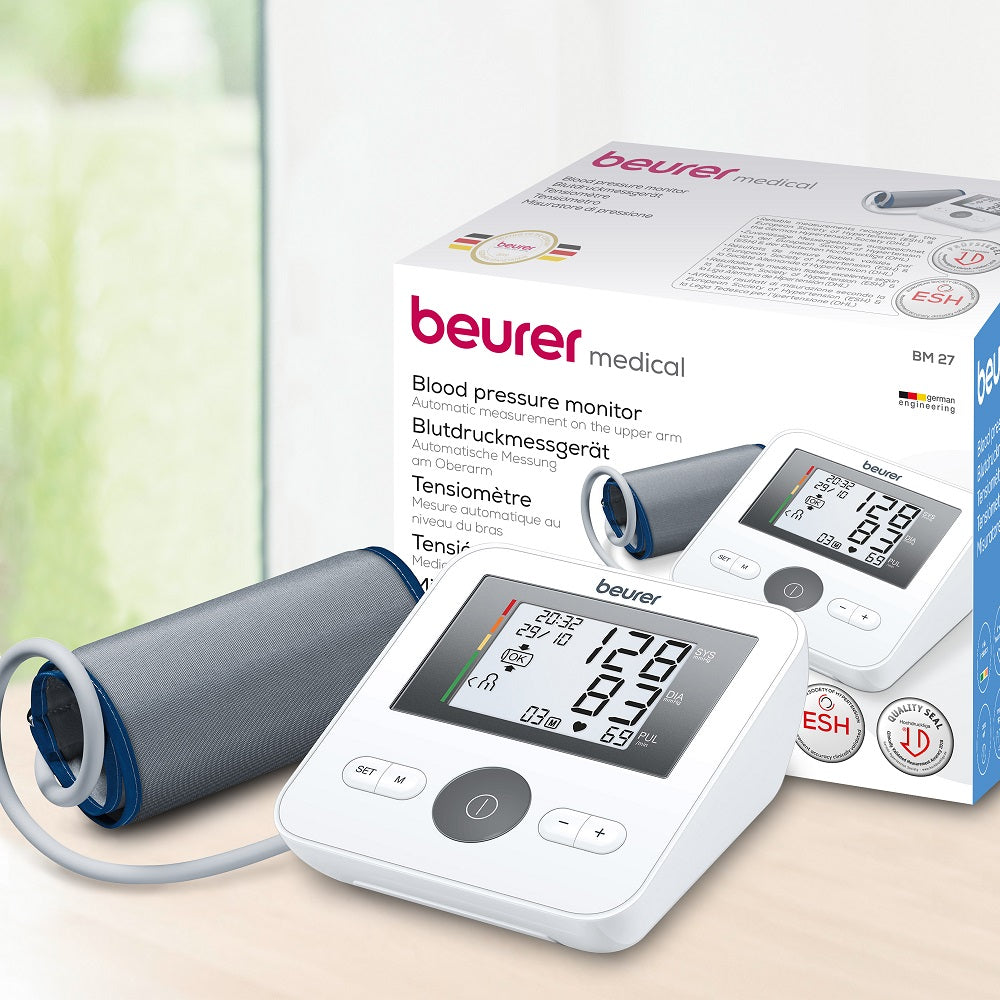 Demo - Beurer Upper Arm Blood Pressure Monitor with Arrhythmia Detection BM 27