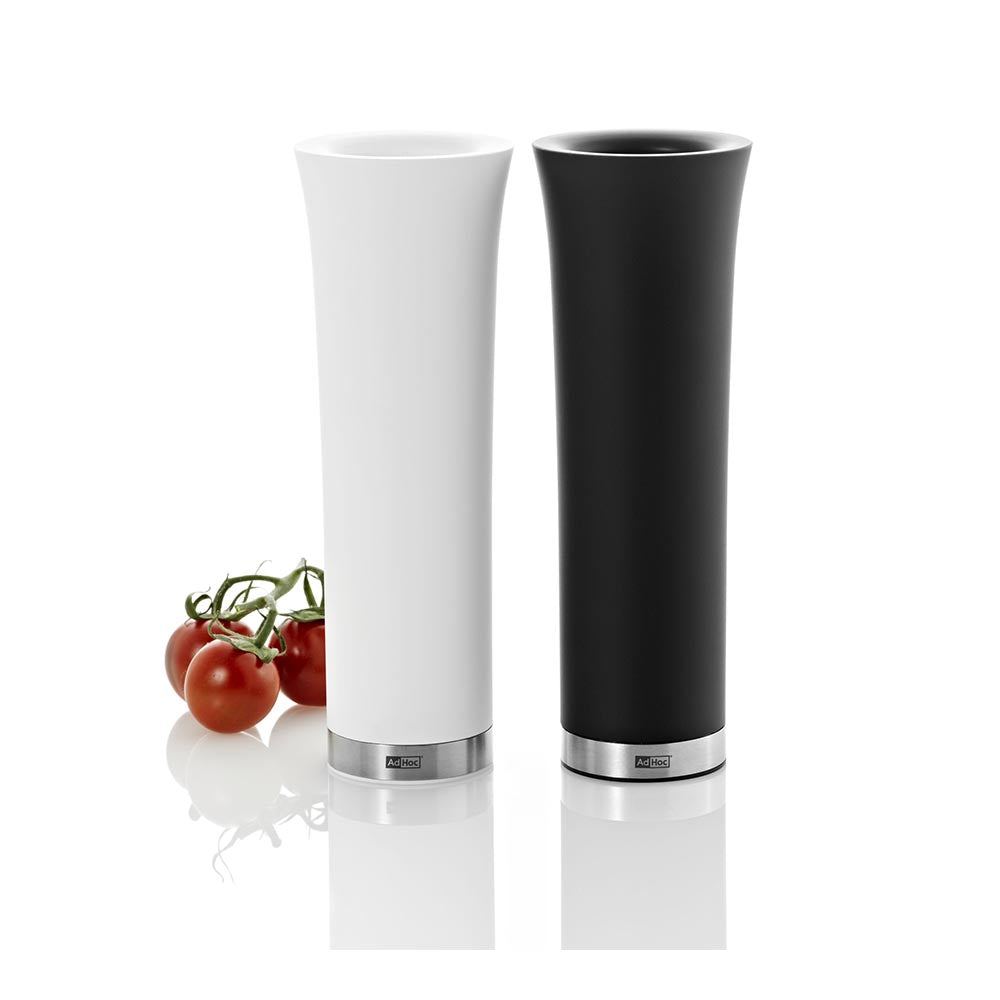 AdHoc Electric Salt or Pepper Tilt Grinder German Brand - Milano Black