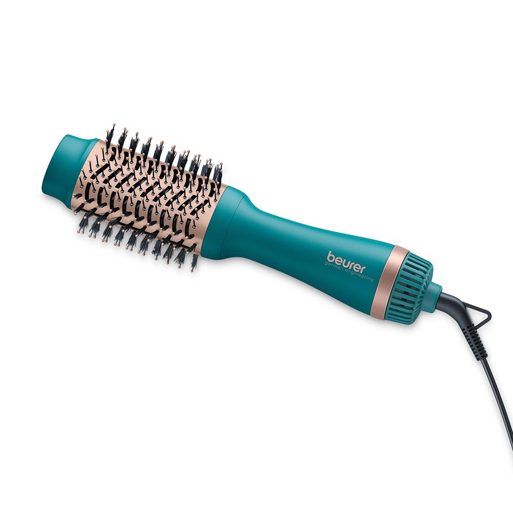 Demo - Beurer 2-in-1 Volumising Hair Dryer Brush HC 45 - Ocean Blue