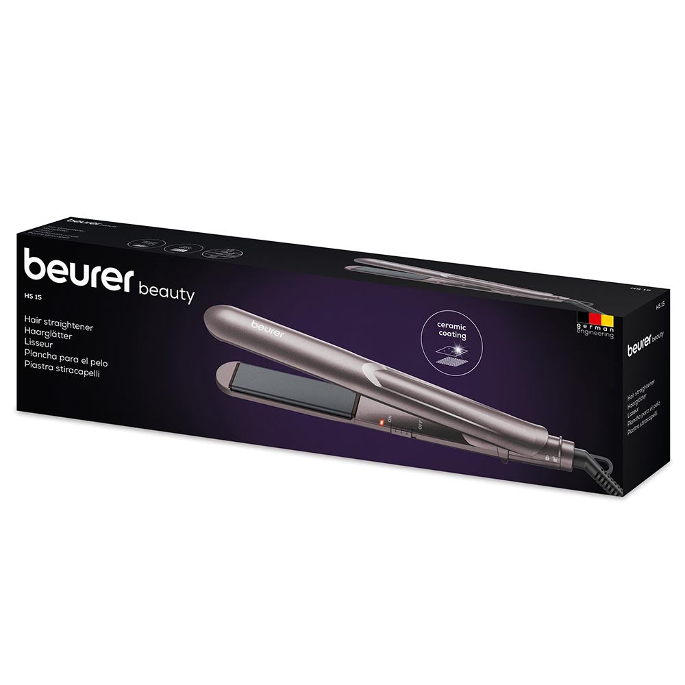 Demo - Beurer Germany HS 15 Hair Straightener Fast Heating & Gentle on Hair