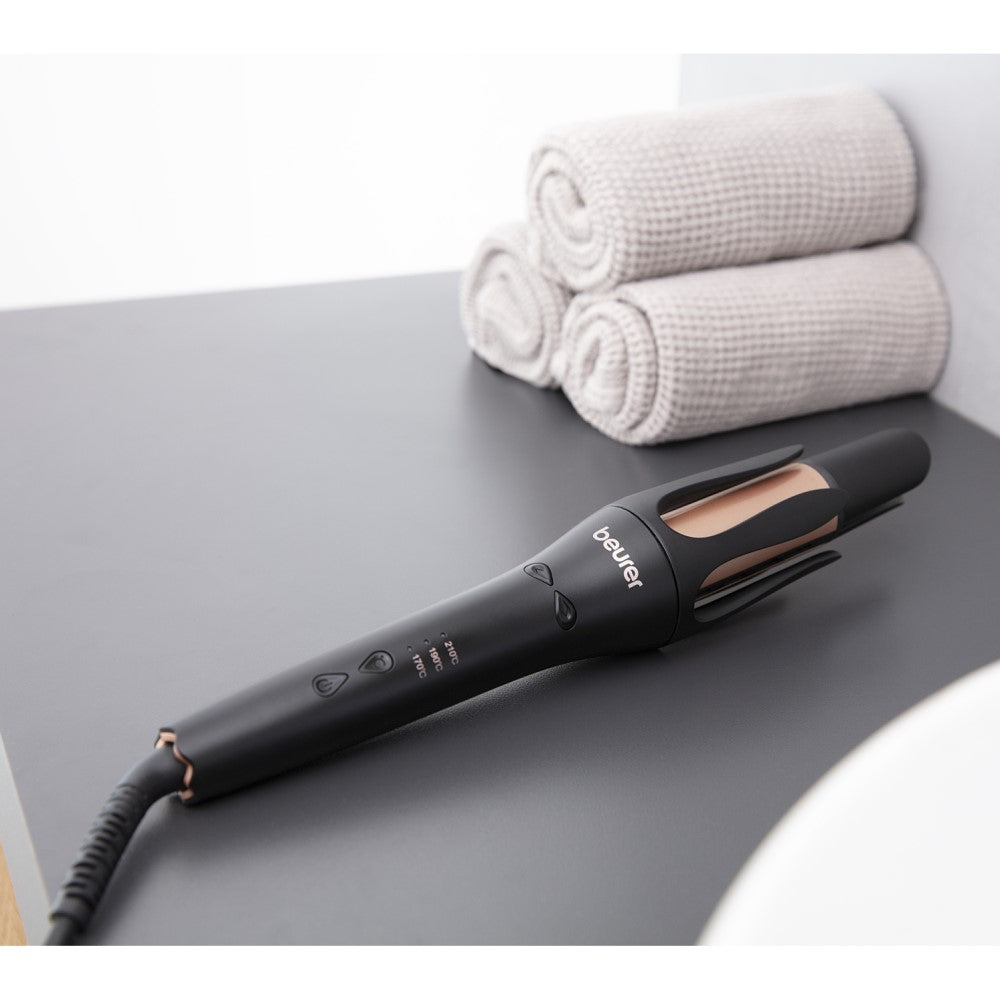 Demo - Beurer Automatic Hair Curler with Smart Timer & 4-Way Ion Outlet: HT 75