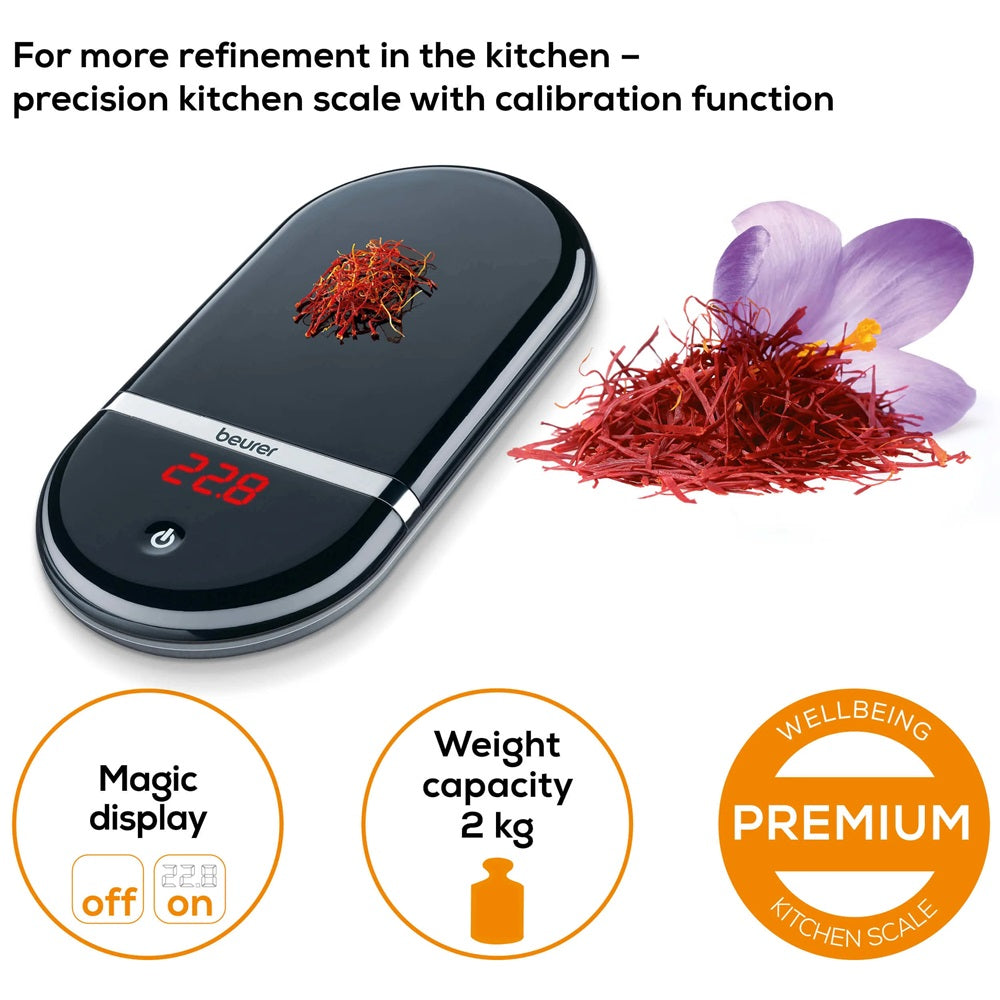 Beurer KS 36 Precision Kitchen Scale for Spices & Powders - 0.1 Graduation