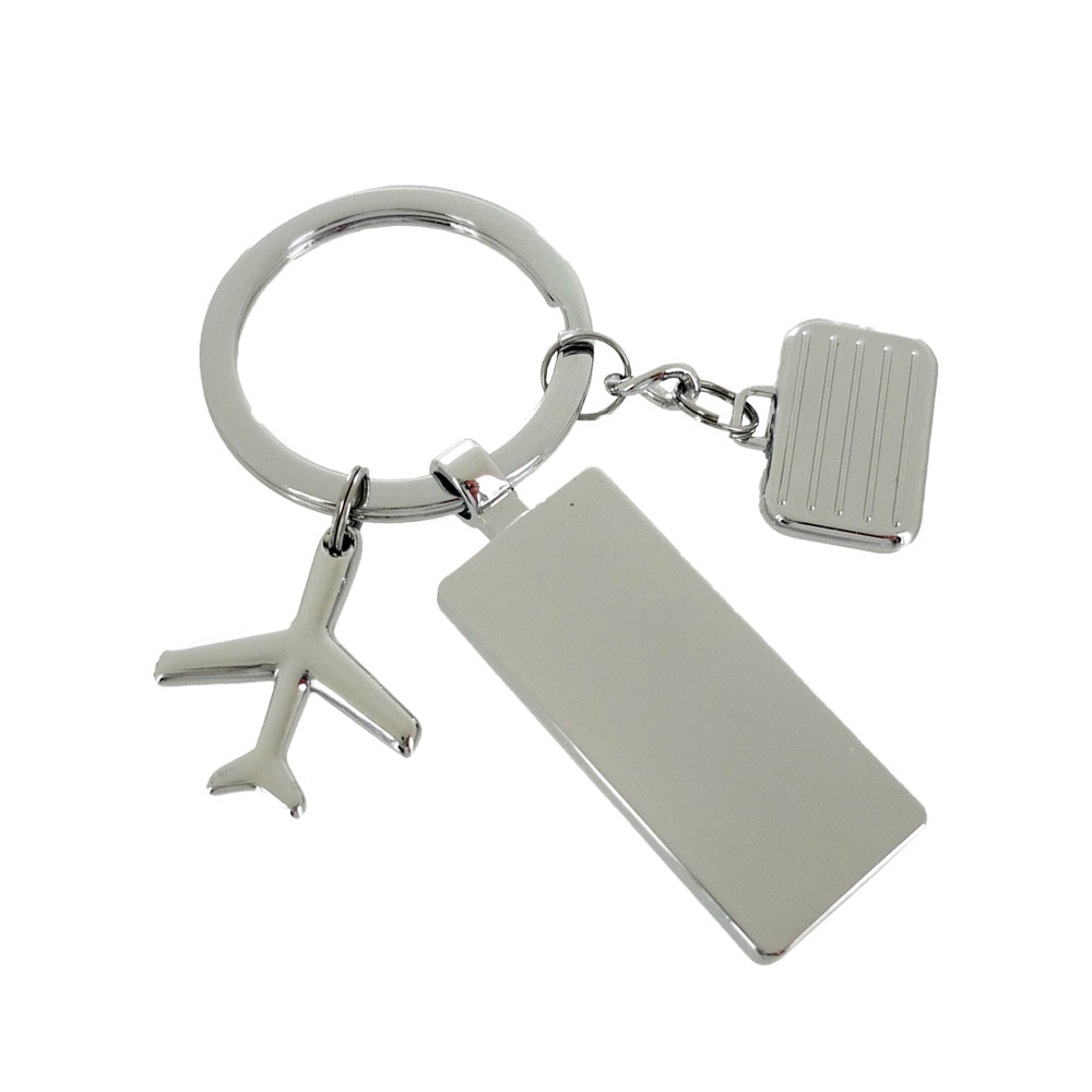 TROIKA Keyring: Next Destination Personalisable Travel Charm Keyring