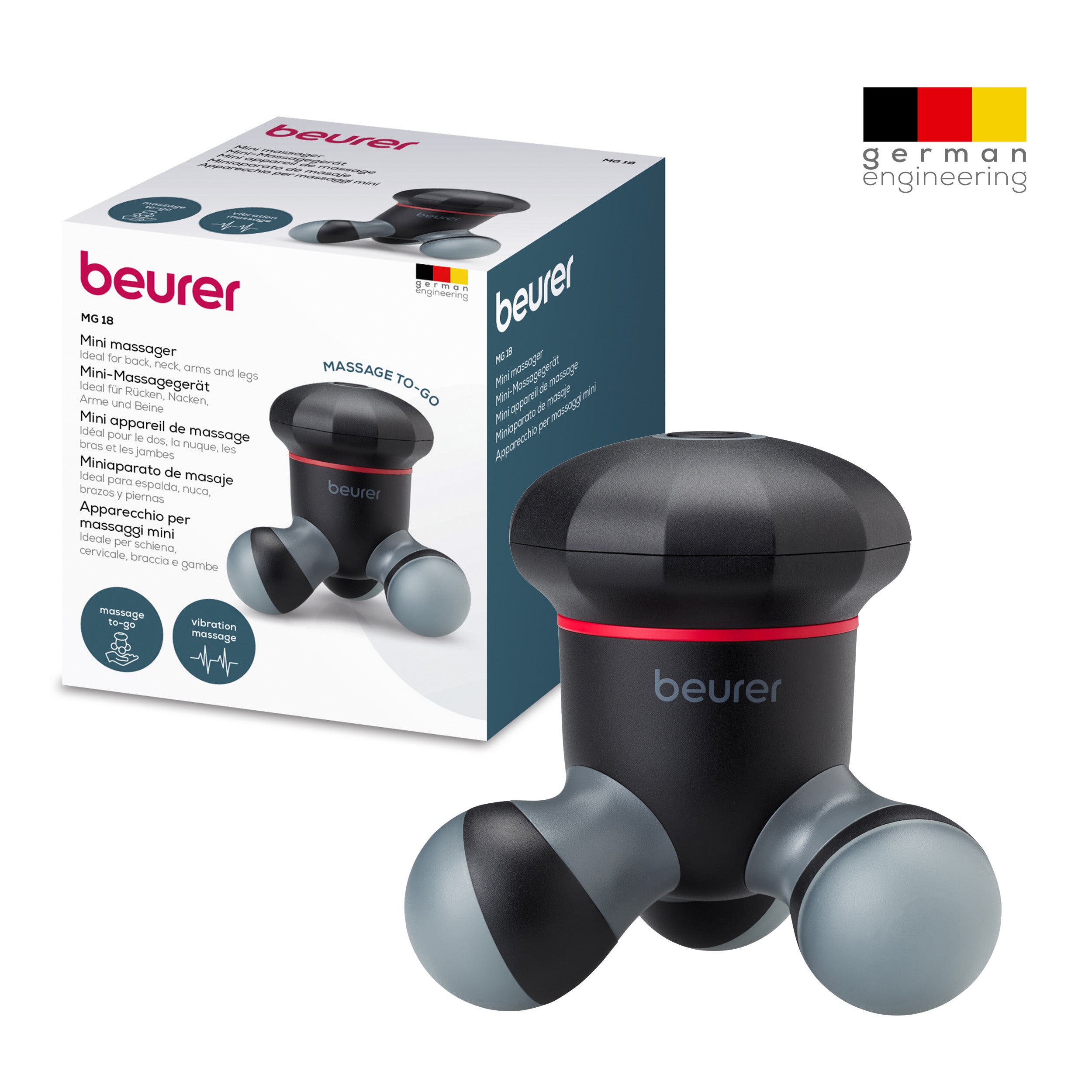 Demo - MG 18 Beurer Mini Massager: for Back, Neck, Arms & Legs