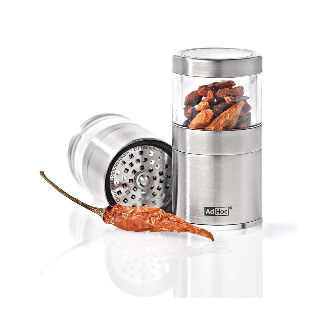 AdHoc Mini Chilli, Herb and Spice Seed Grinder German Brand - VOYAGE