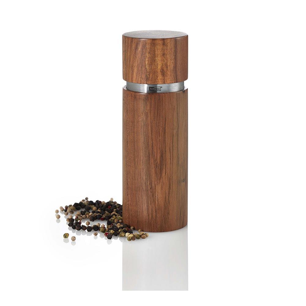 AdHoc Germany Salt or Pepper Grinder in Acacia Wood: 4x Grind Output - Profi XL