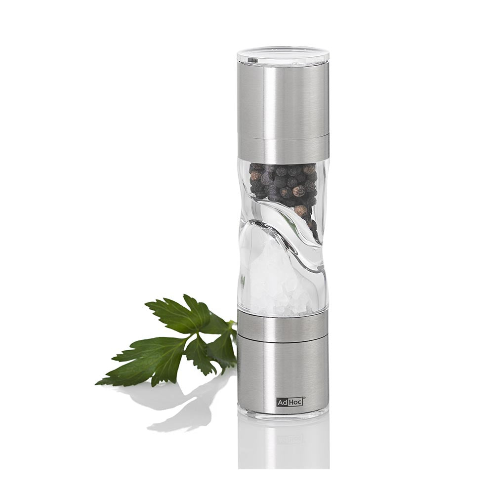 AdHoc 2in1 Salt & Pepper Grinder German Brand - Duomill Pure Mini