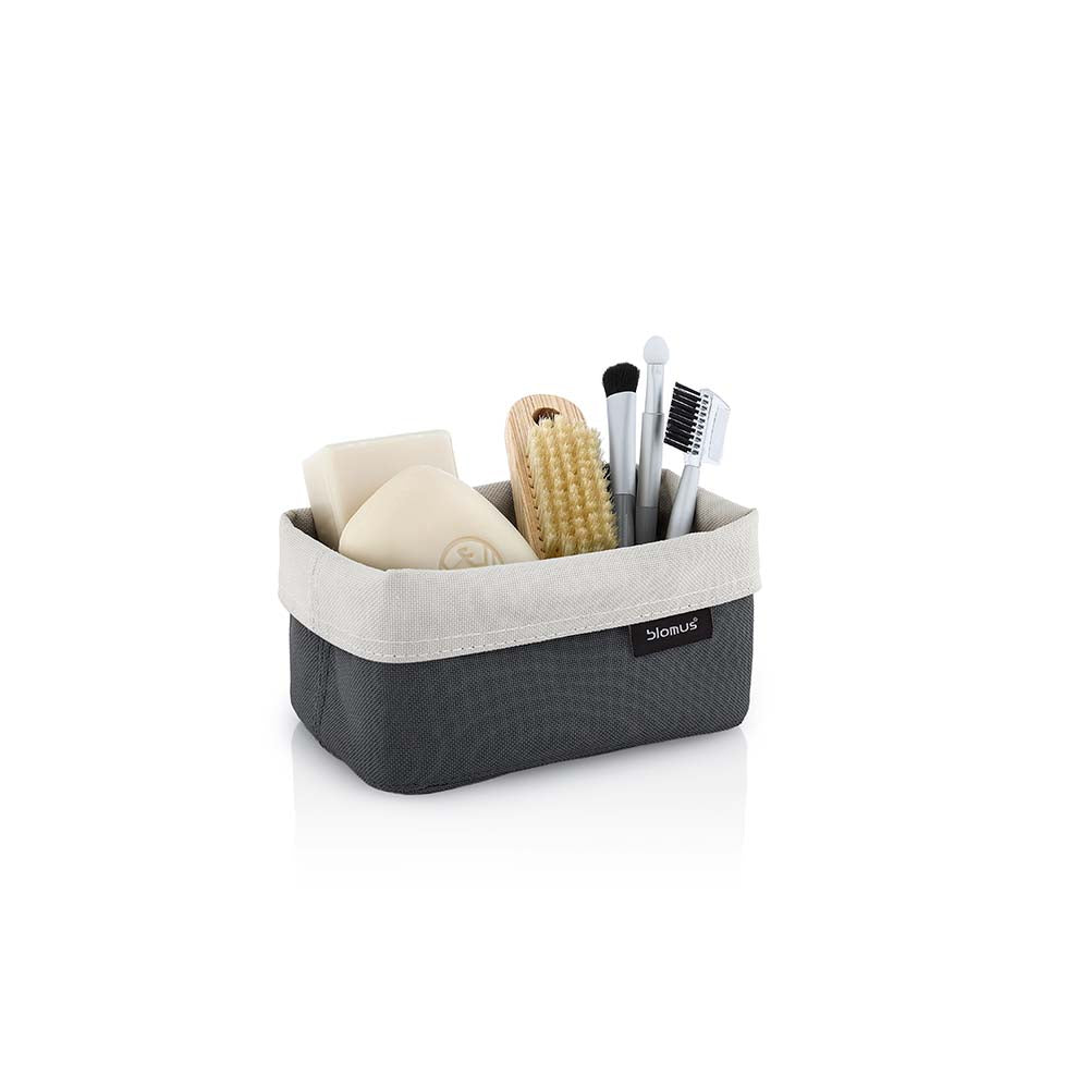 Blomus Ara Medium Reversible Storage Basket - Sand & Anthracite