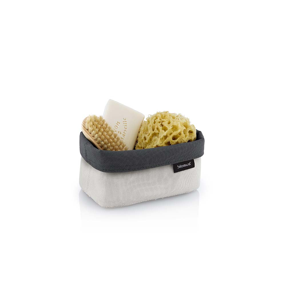 Blomus Ara Medium Reversible Storage Basket - Sand & Anthracite