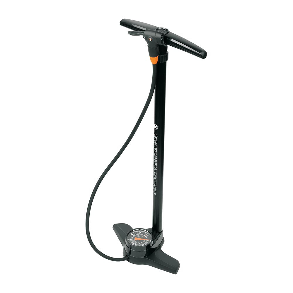 SKS Bike Multi-valve Floor Pump - AIRKOMPRESSOR 12.0 Black