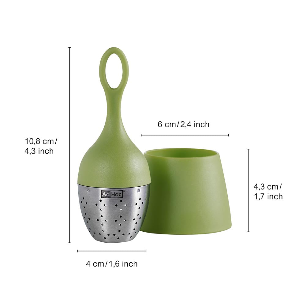 AdHoc Floating Tea Infuser - FLOATEA Green