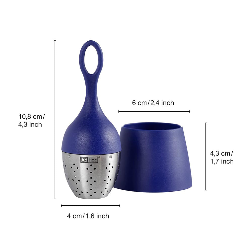 AdHoc Floating Tea Infuser - FLOATEA Blue