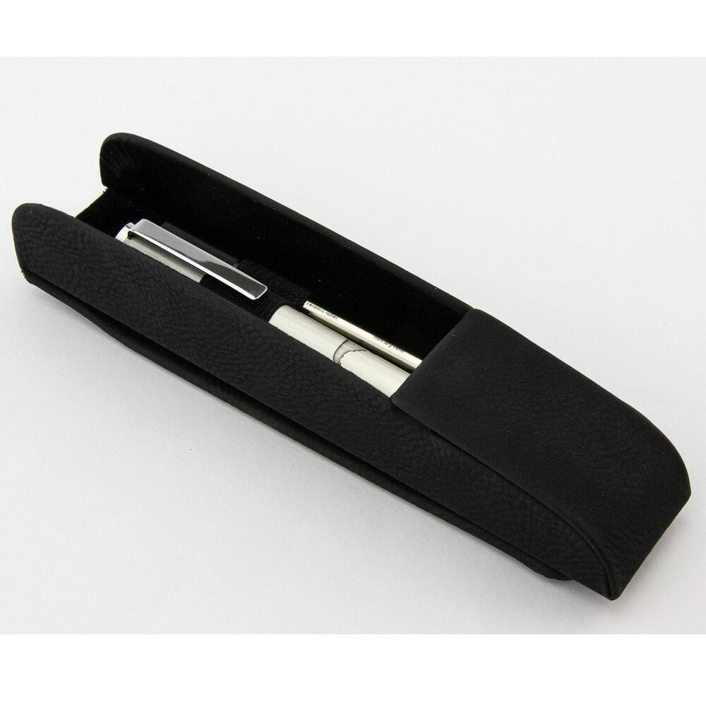 TROIKA Rollerball Pen and Pen Case Set - Embossed World In Your Hand