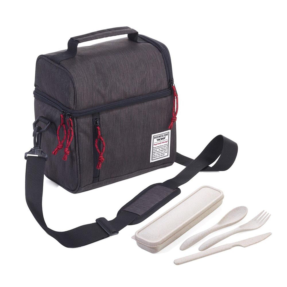 Troika Insulated Business Lunch Cooler Including Cutlery Set