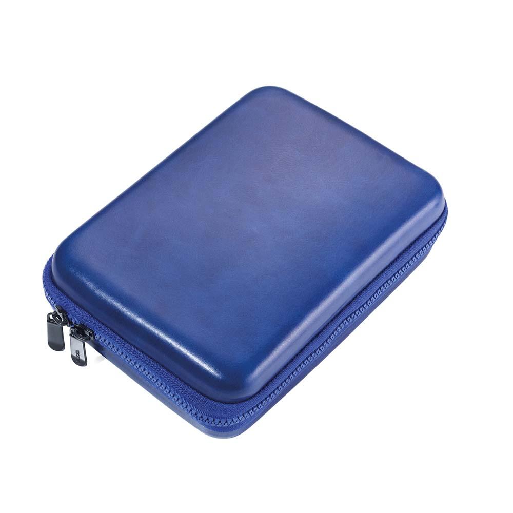 TROIKA Organiser Travel Case with Zipper - Blue