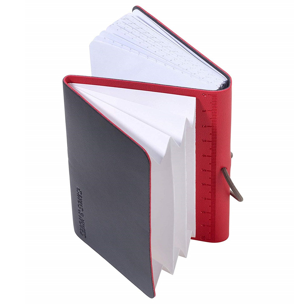 Demo - TROIKA Card Case Wallet and Notepad DIN A7 Red/Black