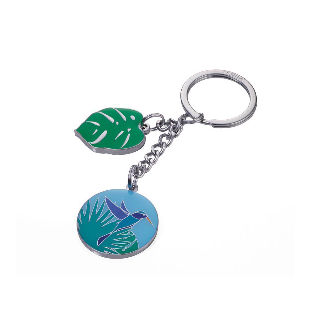 TROIKA Keyring Hummingbird and Leaf for The National Geographic Society