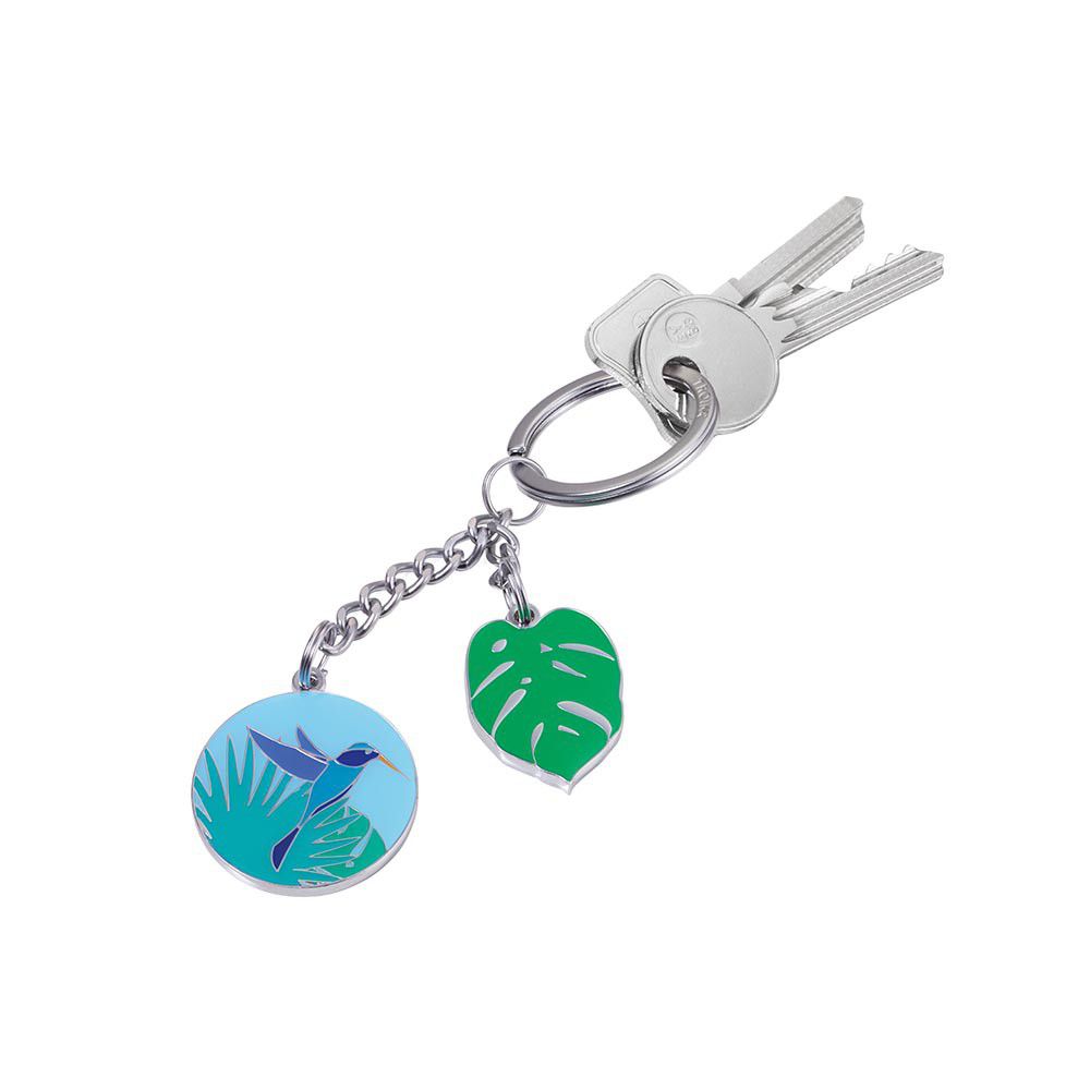 TROIKA Keyring Hummingbird and Leaf for The National Geographic Society