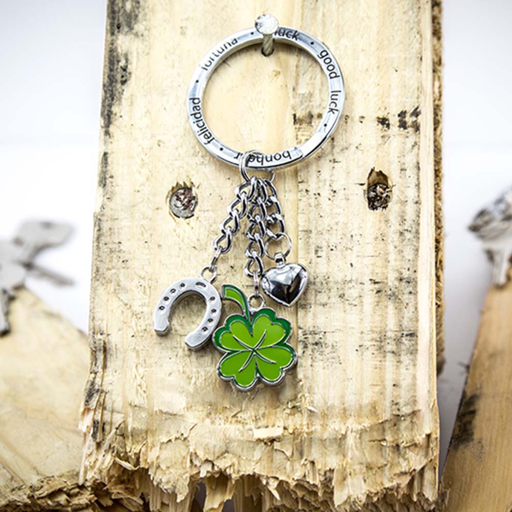 Troika Lucky Clover Keyring