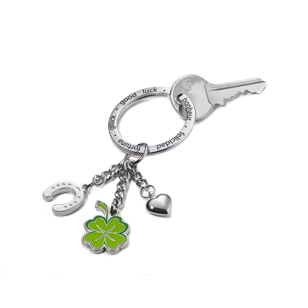 Troika Lucky Clover Keyring