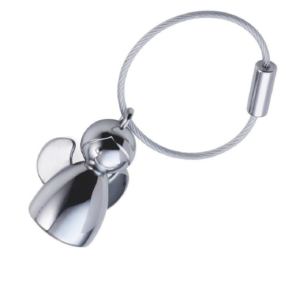 TROIKA Keyring Guardian Angel ANGELINA - Silver Colour