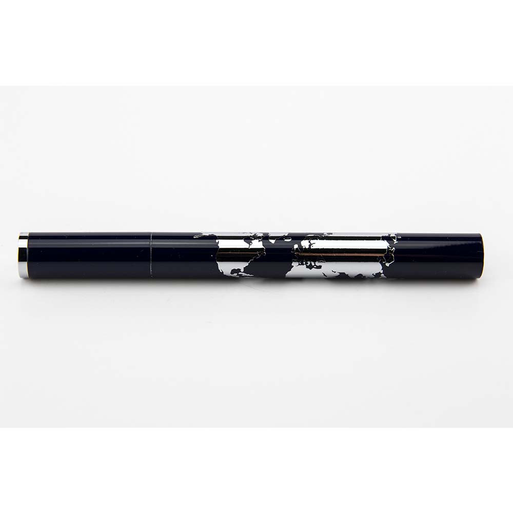 Demo - TROIKA Rollerball Pen World In Your Hand - Dark Blue