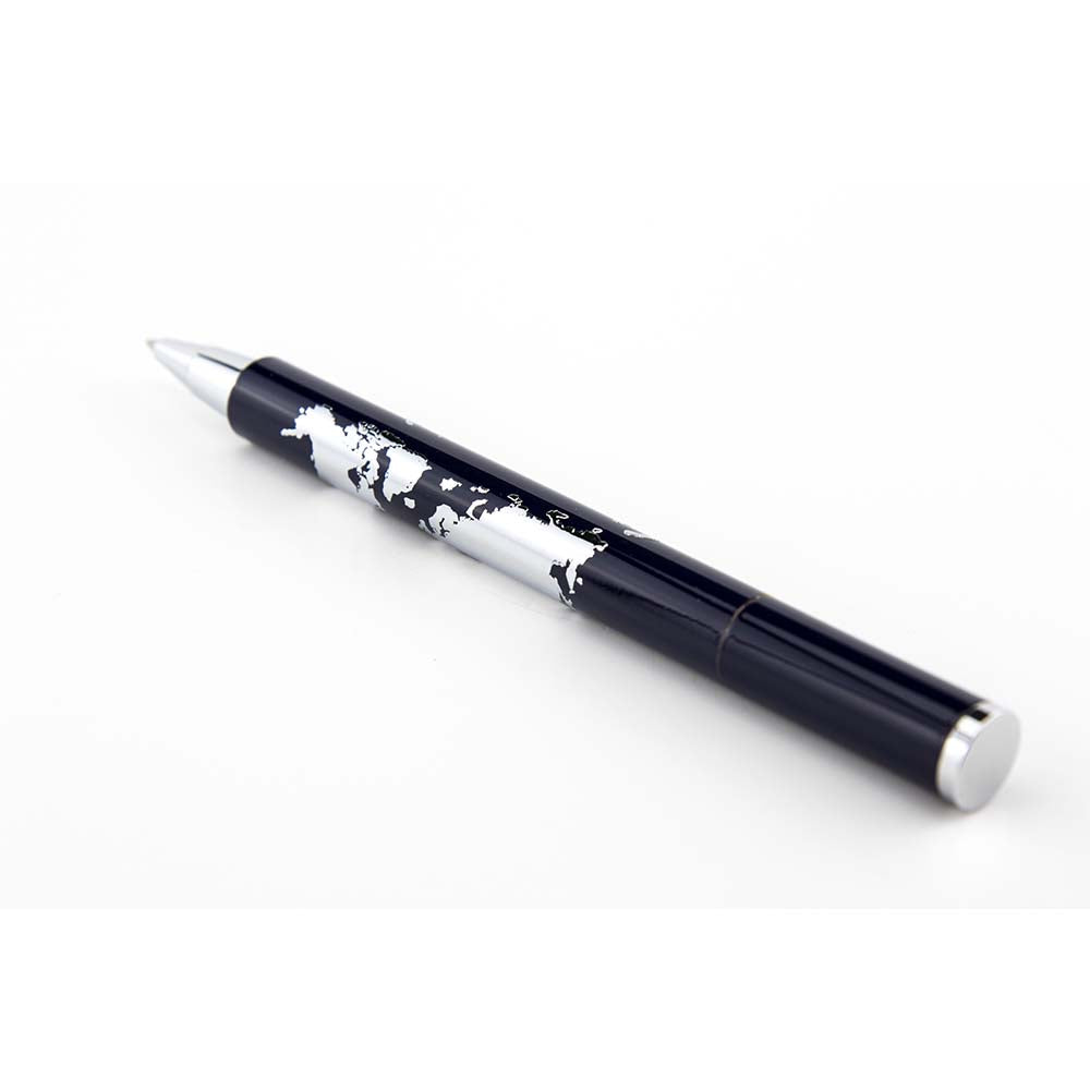 Demo - TROIKA Rollerball Pen World In Your Hand - Dark Blue