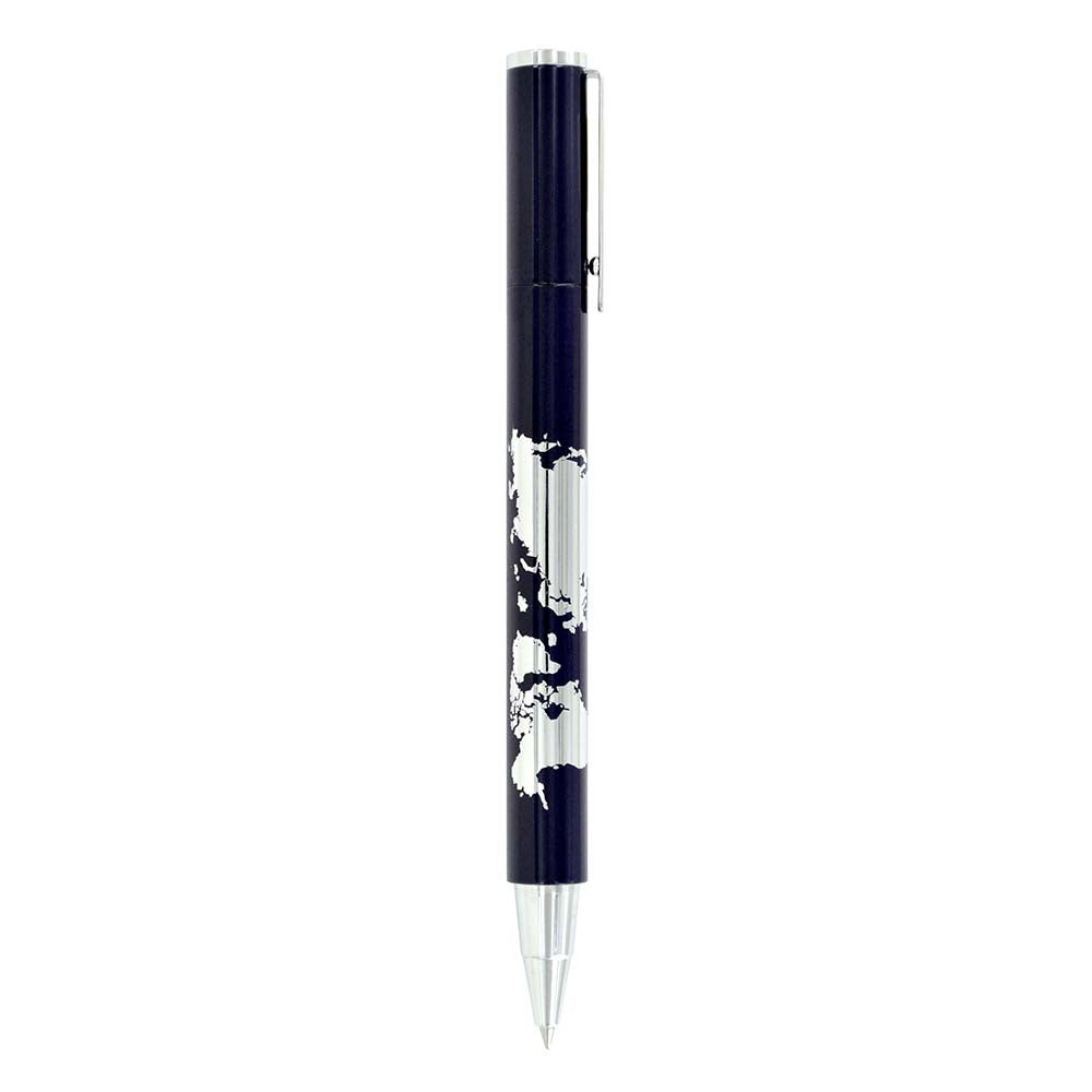 Demo - TROIKA Rollerball Pen World In Your Hand - Dark Blue