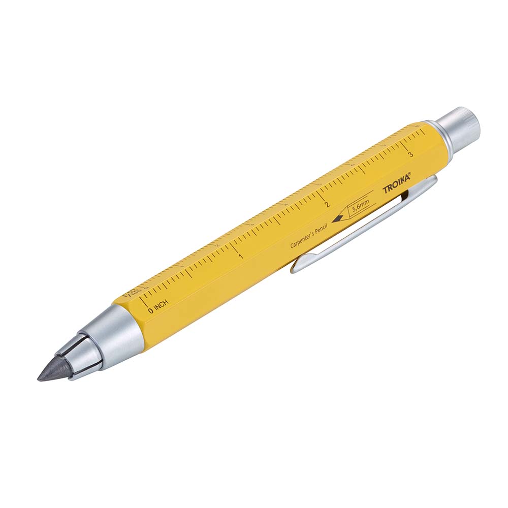 TROIKA Carpenter's Pencil Thick ZIMMERMANN 5,6 - Yellow