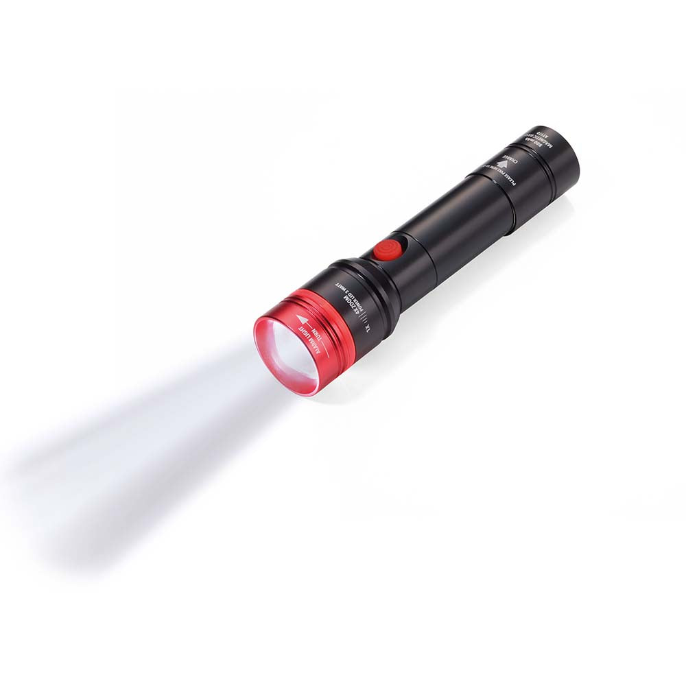 TROIKA LED Torch with Emergency Light CAR ECO BEAM - Black/Red