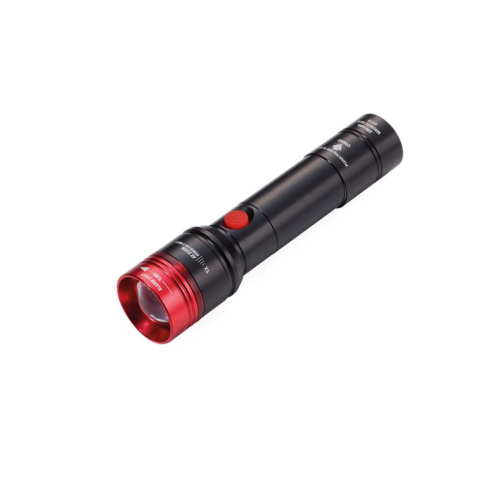 TROIKA LED Torch with Emergency Light CAR ECO BEAM - Black/Red