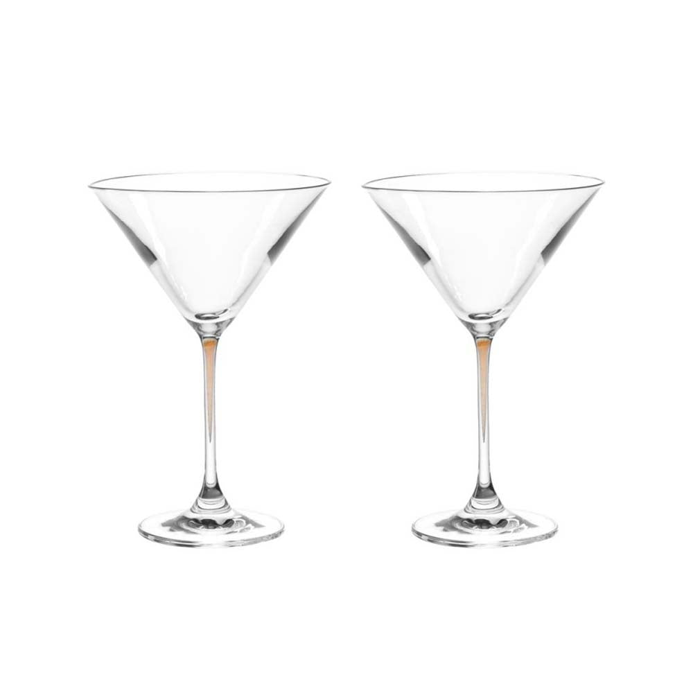 Leonardo Cocktail Glass Set Chestnut Stem LA Perla