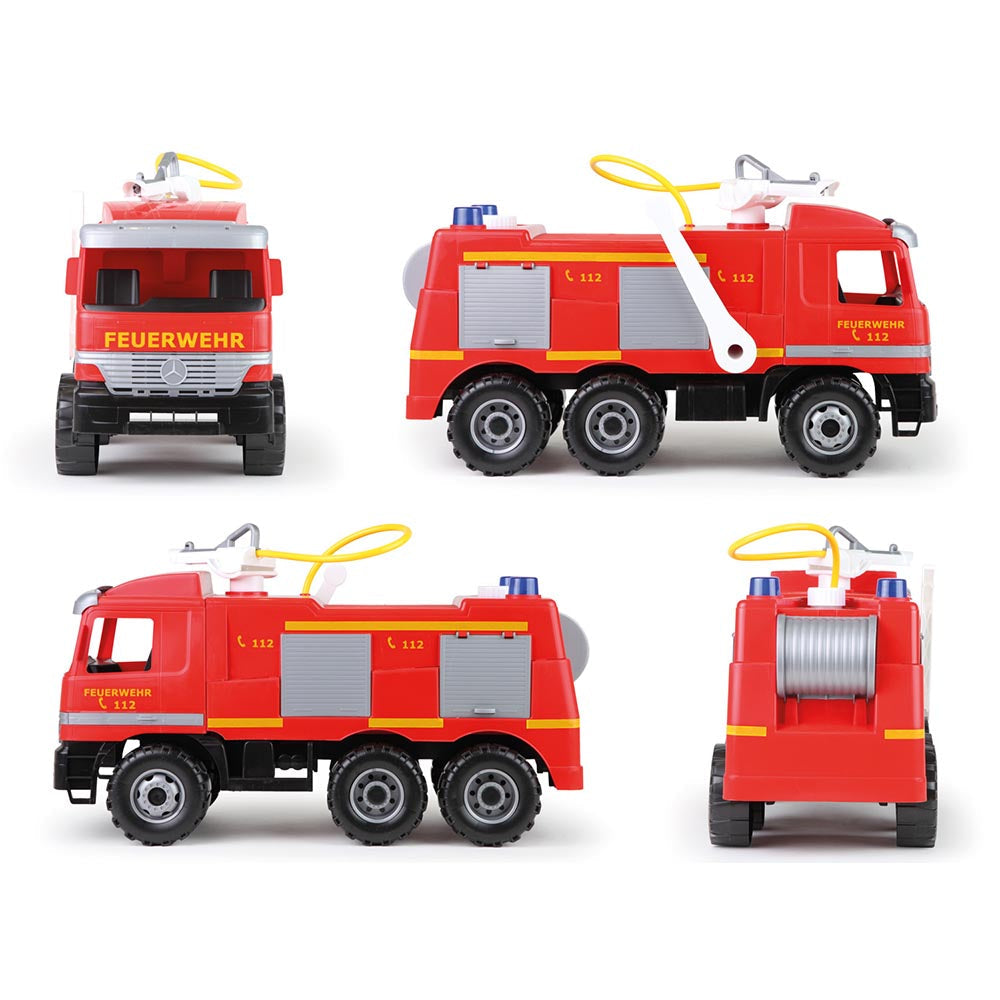 LENA Toy Fire Engine XL GIGA TRUCKS Mercedes Actros Replica 63x30x34cm