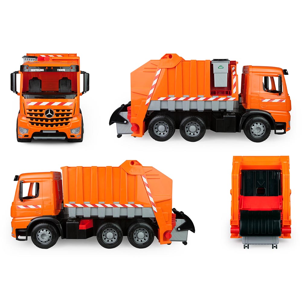 LENA Toy Garbage Truck XL GIGA TRUCKS Mercedes Arocs Replica 71 x 28 x 40cm (Display Box)