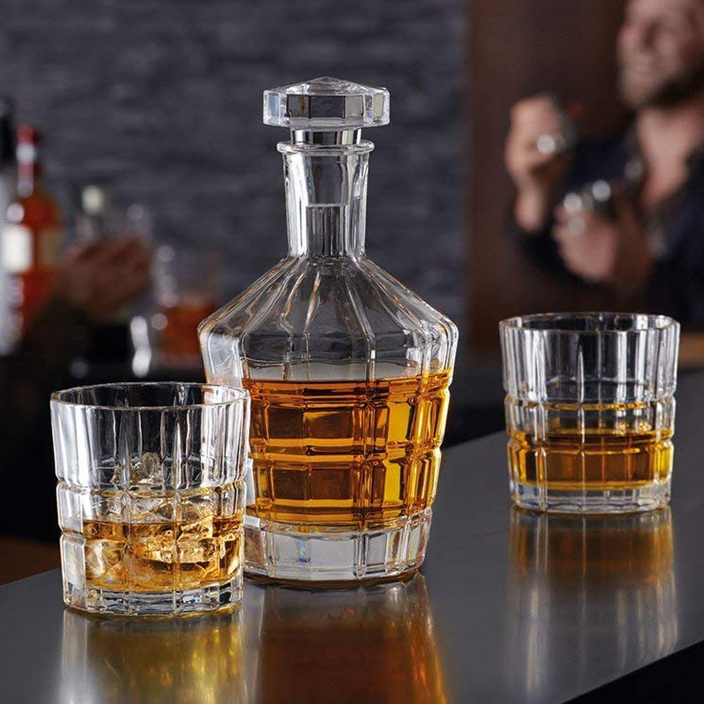 Demo - Leonardo Whisky Decanter and Tumbler Set Spiritii Three Pieces