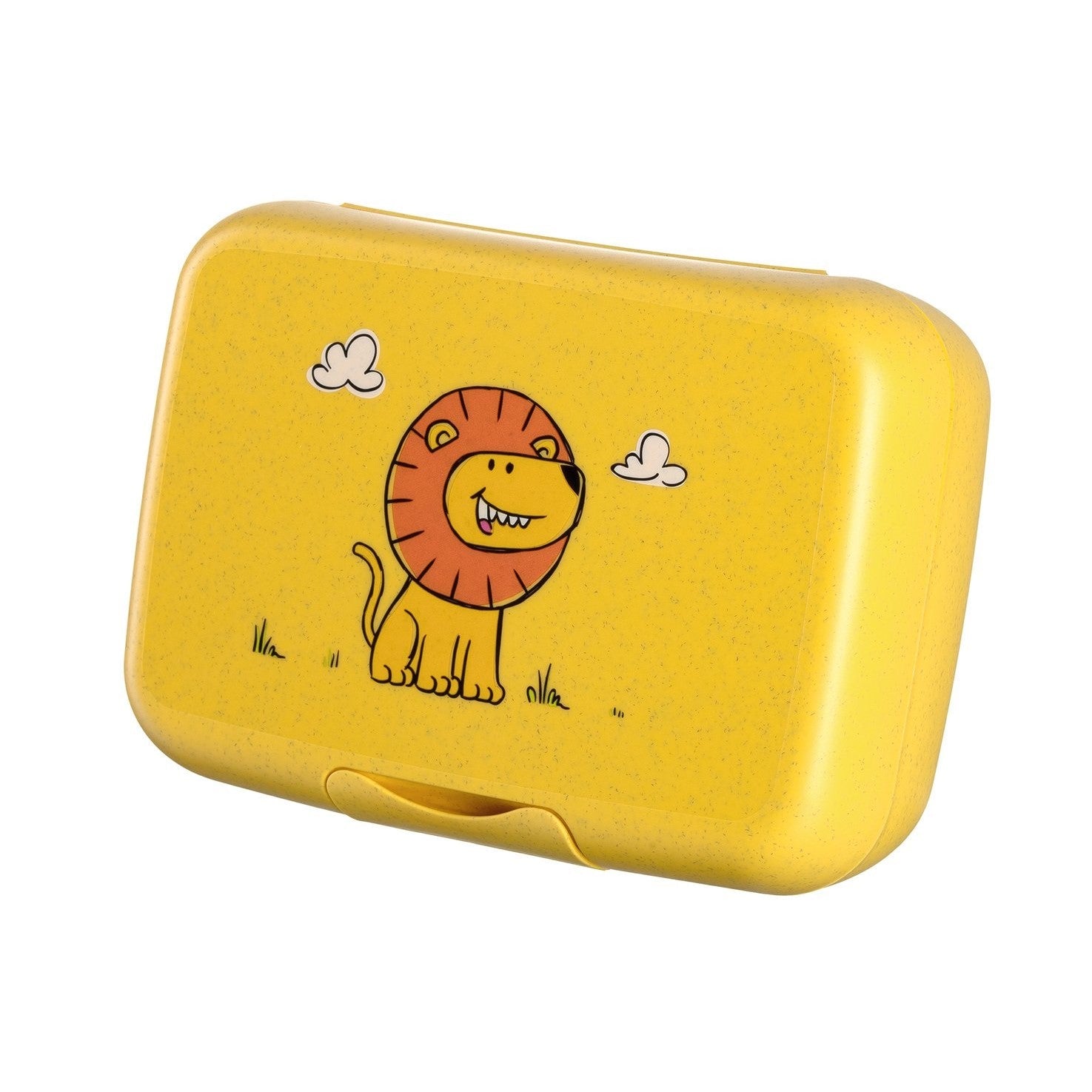 Leonardo Lunchbox for Children BPA-Free BAMBINI - Yellow Lion